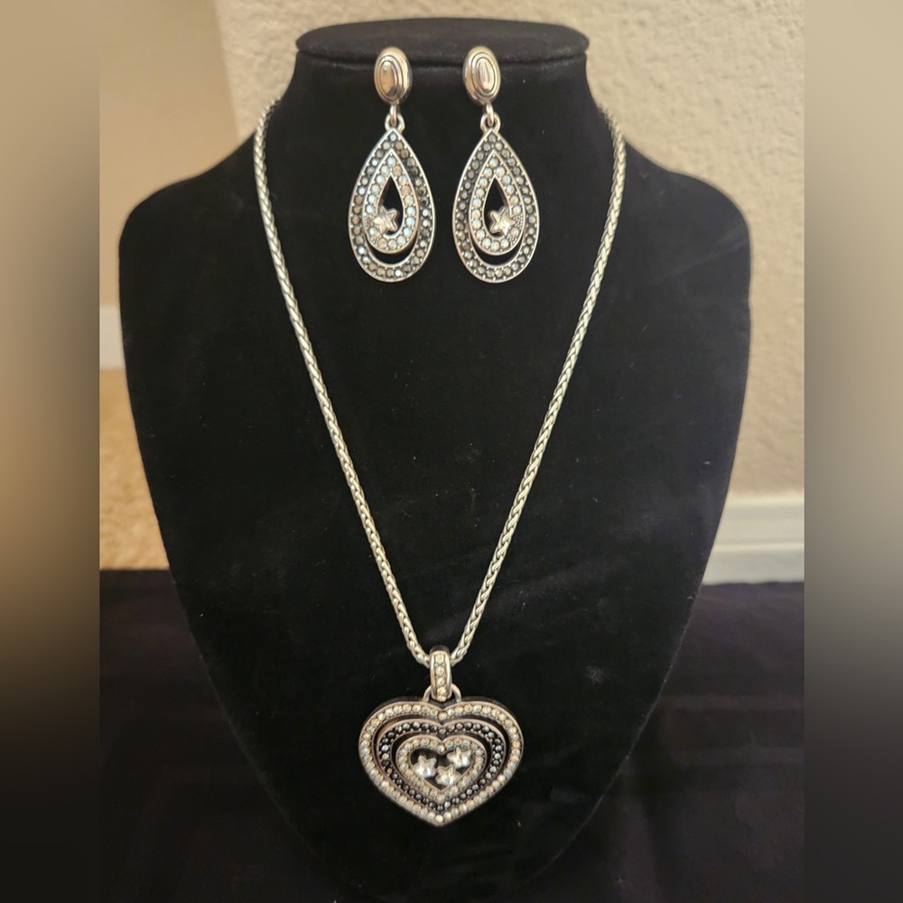 Rare Brighton necklace with matching earrings.